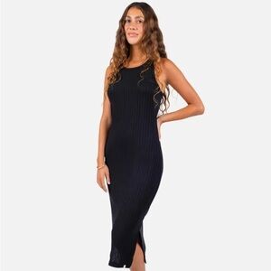 Rip Curl Black Ribbed Top